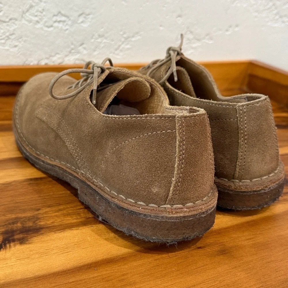 J. Crew Tan Suede Oxfords